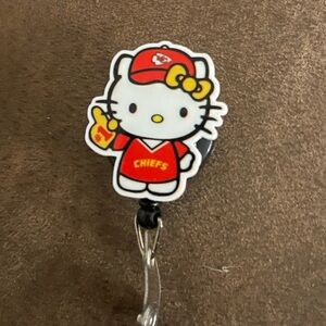 Hello Kitty Chiefs Badge Reel
